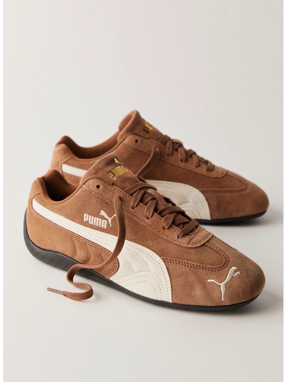 Puma Speedcat Sneakers in Haute Coffee/ Frosted Ivory